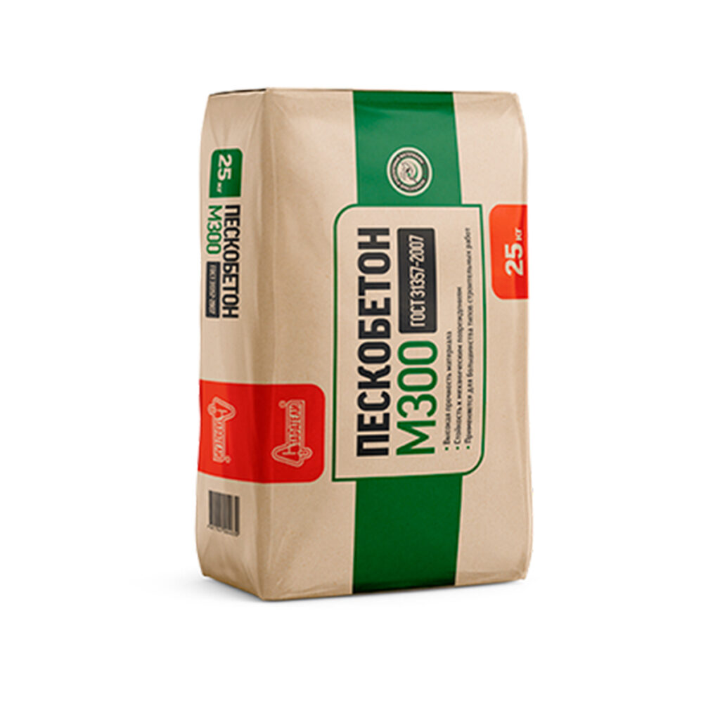 Пескобетон "М300" 25 кг