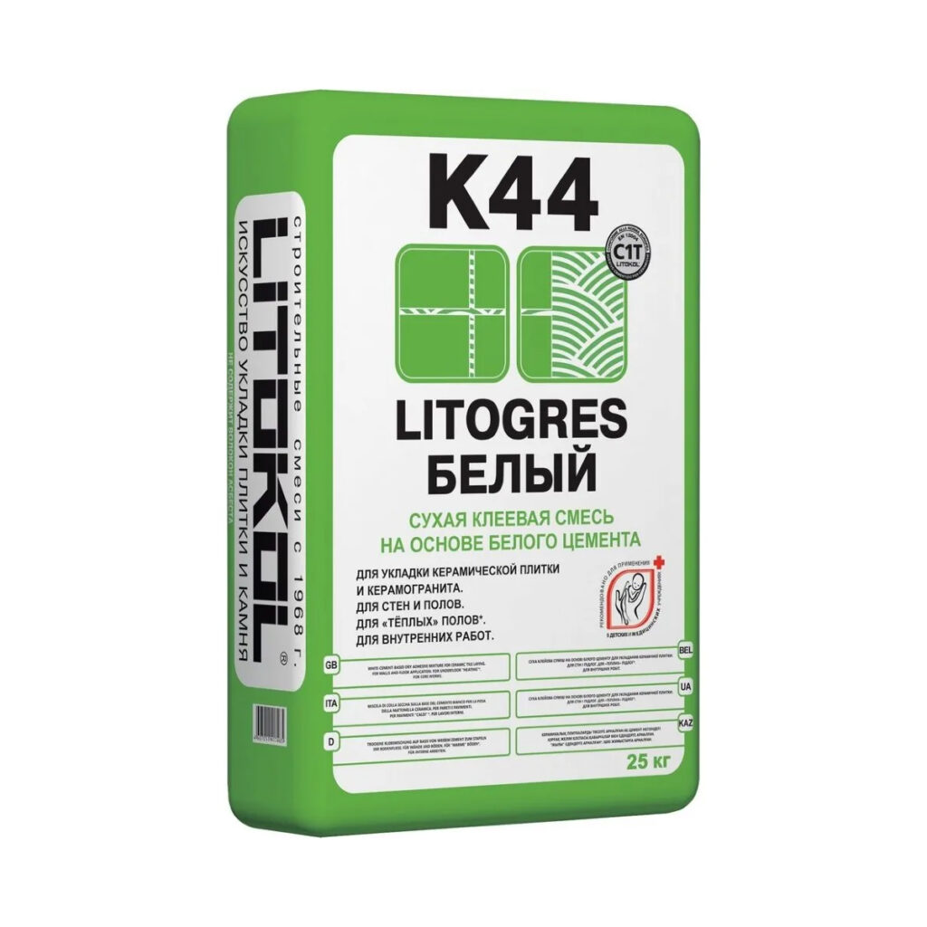 LITOKOL LITOGRES K44 белый 25