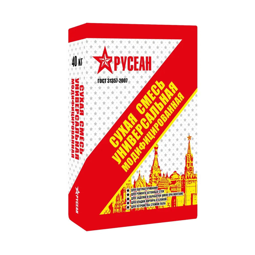 Русеан Универсальная сухая смесь М-150 модифицированная в мешках по 40кг