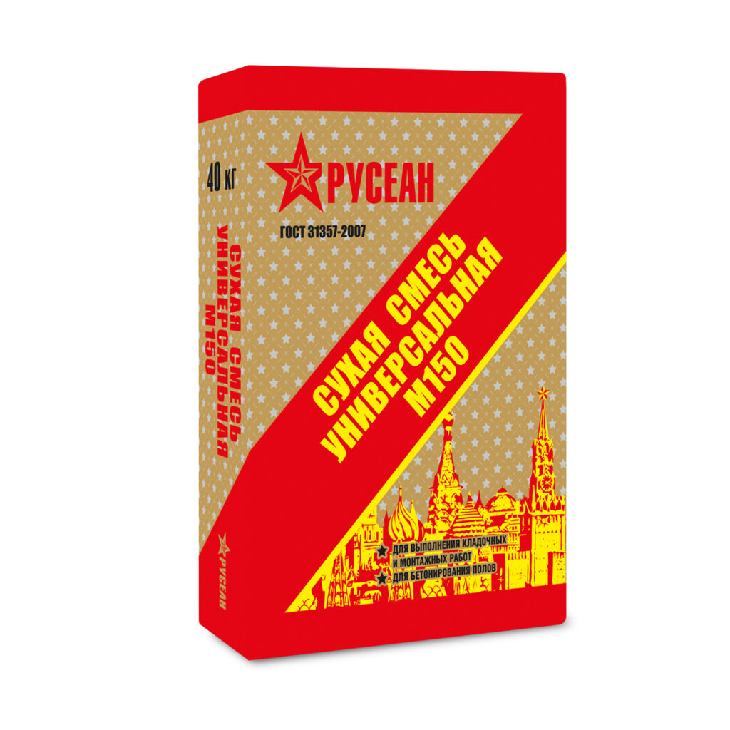 Универсальная сухая смесь М-150 рецепт №2 в мешках по 40кг