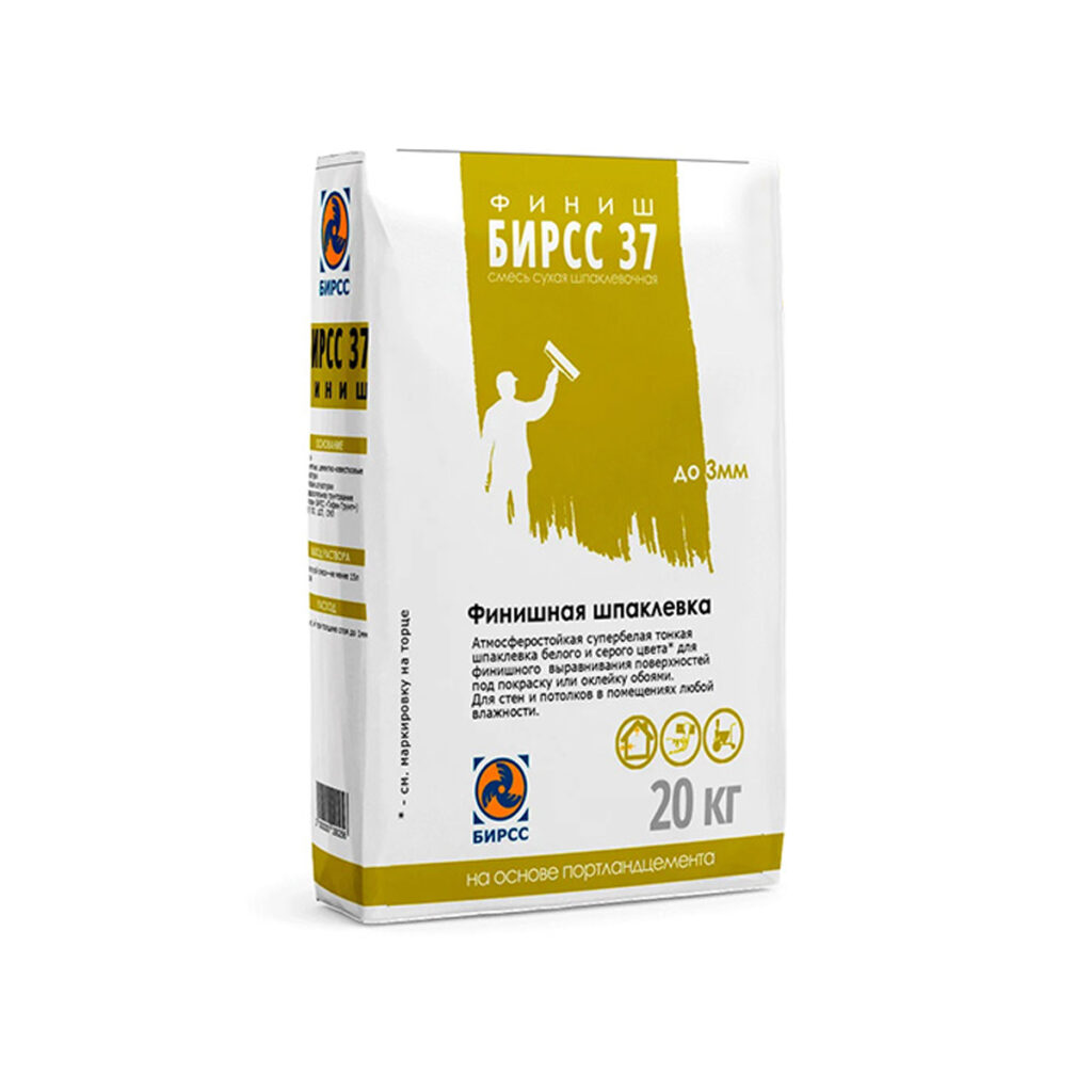 БИРСС 37 финиш белый /20/ Шпаклевки