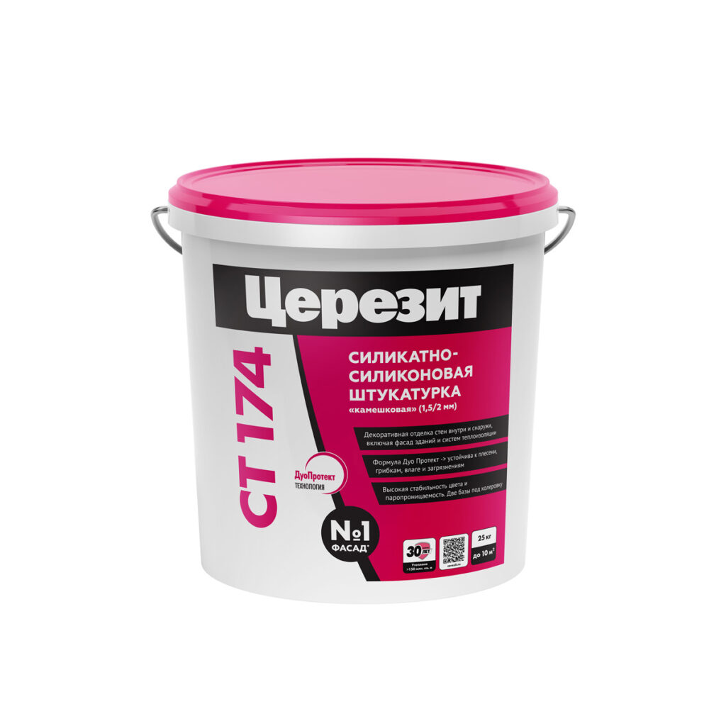 Церезит СТ174 1,5мм 25кг штук. декор.