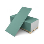 Гипсокартон влагостойкий (ГКЛВ) 9,5х1200х2500