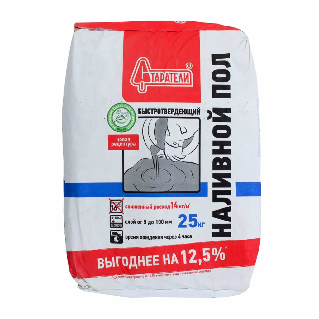 старатели Наливной пол быстротвердеющий 25кг