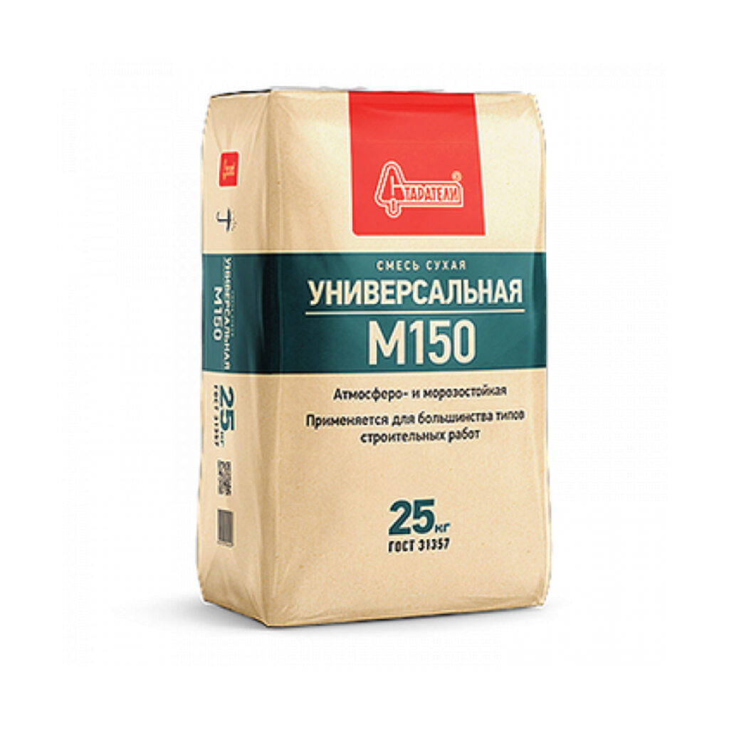 сухая смесь универсальная м150 25кг старатели