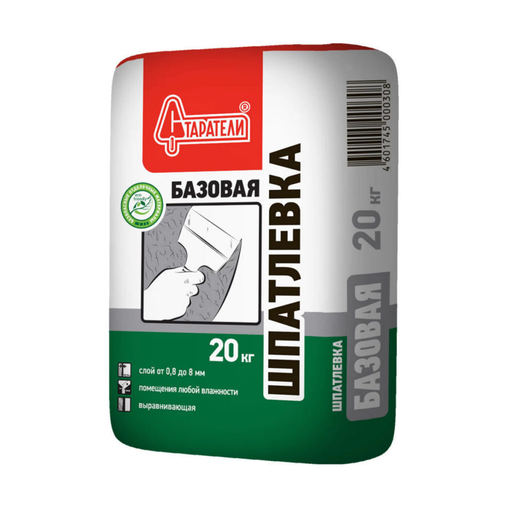 старатели Шпатлевка цементная базовая 20кг