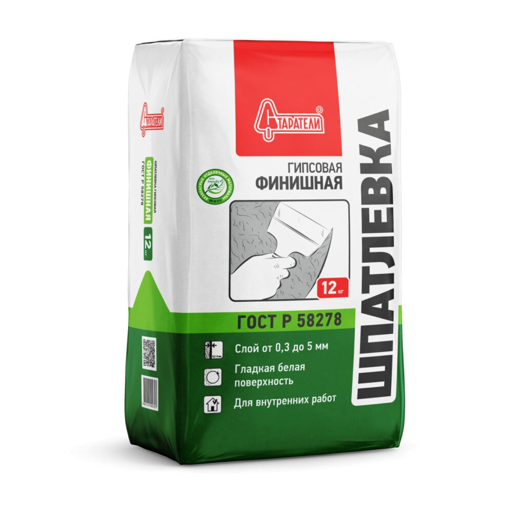 старатели Шпатлевка финишная (Гипсовая ) 12кг