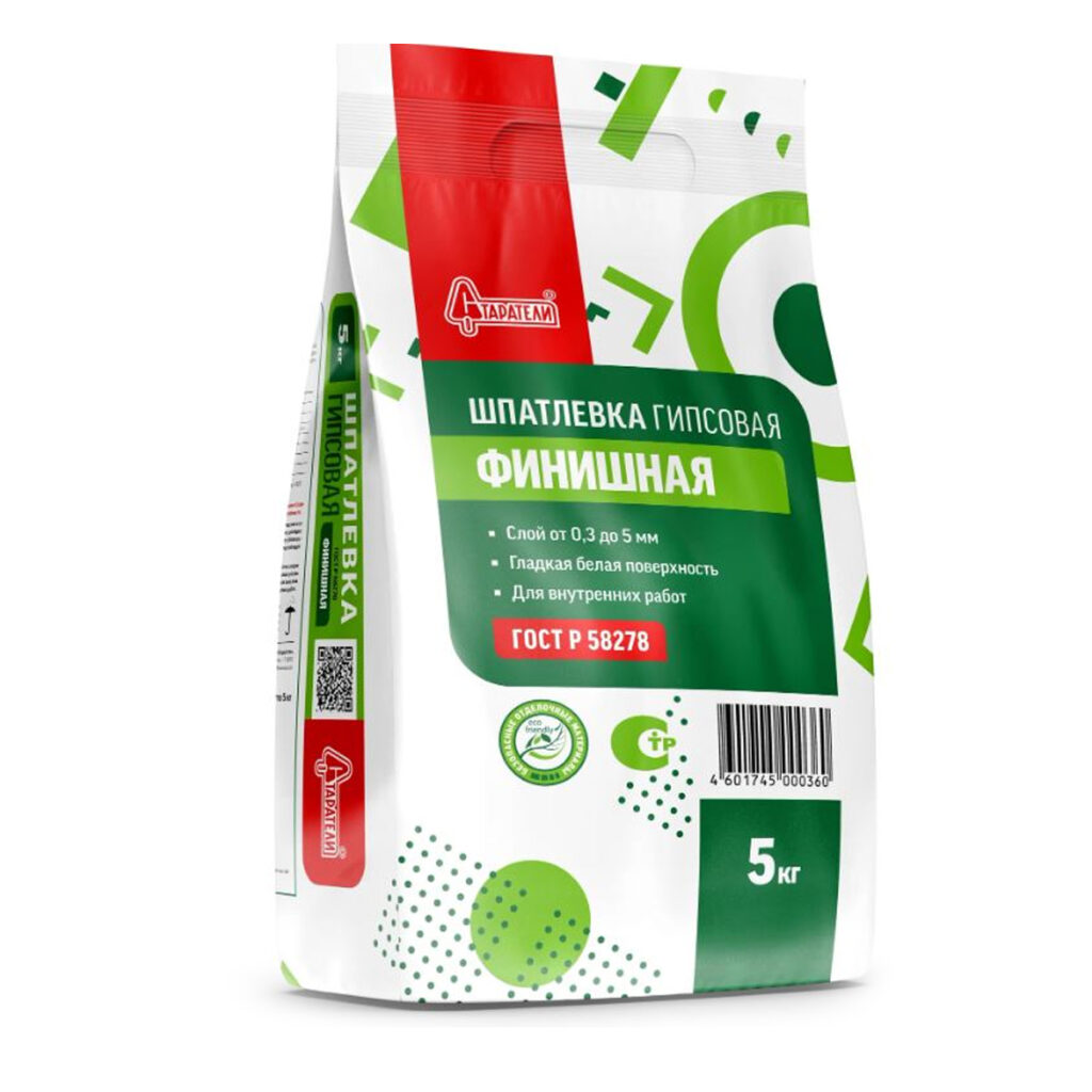 старатели Шпатлевка финишная (Гипсовая ) 5 кг
