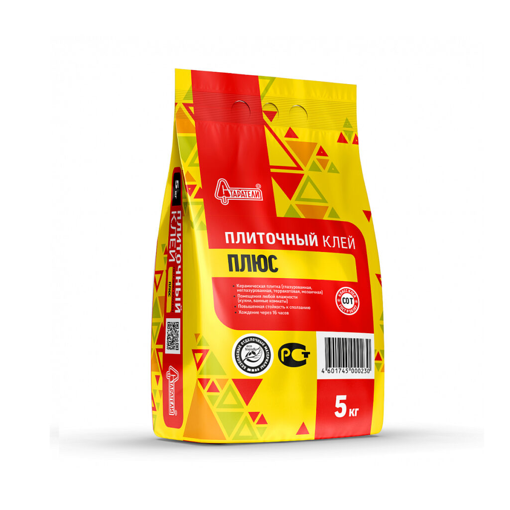 старатели Клей плиточный Плюс 5кг С0Т