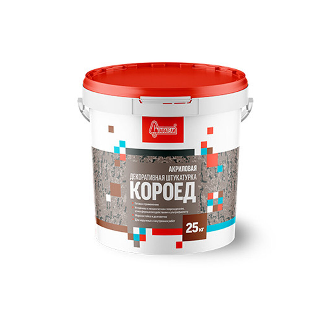 старатели Декоративная штукатурка акриловая "Короед" 1,5-2 мм 25 кг
