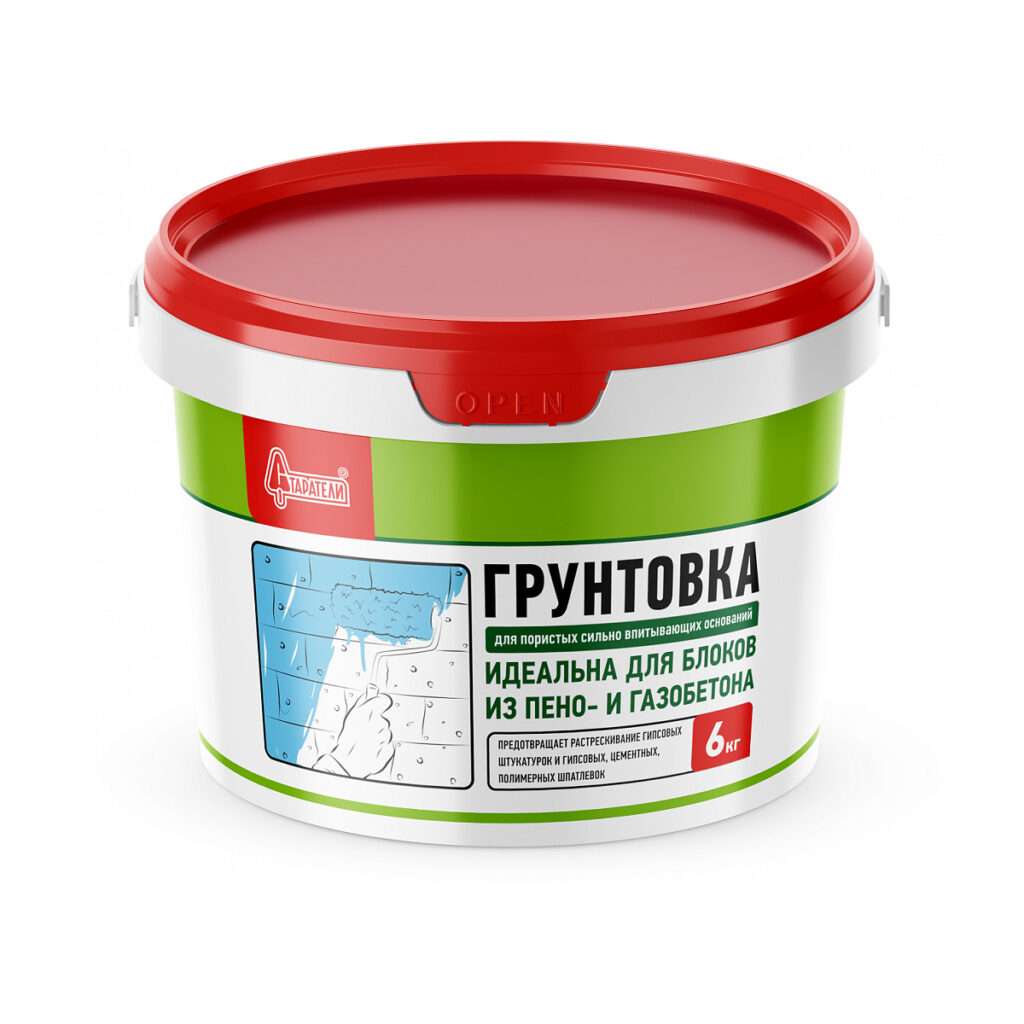 старатели Грунтовка для пористых сильно впитывающих оснований 6кг