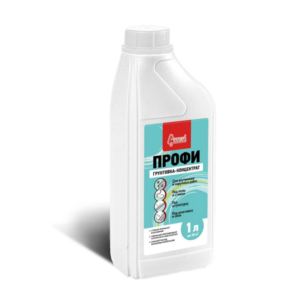 старатели Грунтовка-концентрат глубокого проникновения для наружных и внутренних работ ПРОФИ 1л